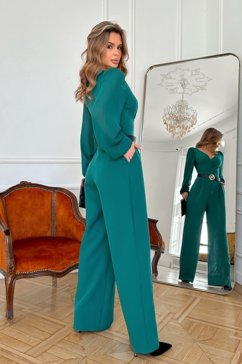 301-13 Kombinezon Z Długim Rękawem - butelkowy