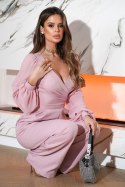 301-20 Kombinezon Z Długim Rękawem - brudny róż