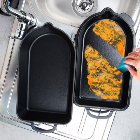 Brytfanna gęsiarka do piekarnika żeliwna emaliowana 2w1 LITINA 4 / 2L ORION 127038 Brytfanna gęsiarka do piekarnika żeliwna emaliowana 2w1 LITINA 4 / 2L ORION 127038