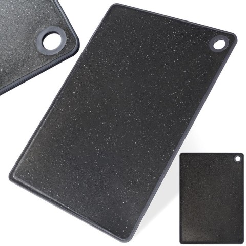 Deska do krojenia kuchenna plastikowa czarna 33x23cm EXCELLENT HOUSEWARE 128043