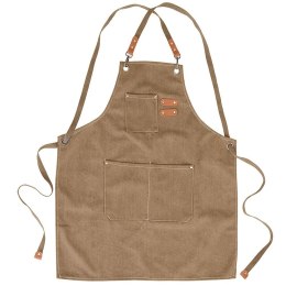 Fartuch kuchenny wiązany fartuszek brązowy ORION 960870