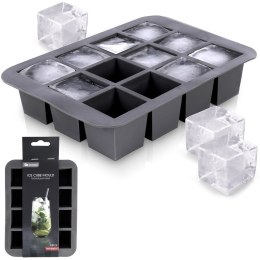 Forma foremka do 12 kostek lodu silikonowa pojemnik na lód duże kostki EXCELLENT HOUSEWARE 259655