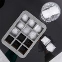 Forma foremka do 12 kostek lodu silikonowa pojemnik na lód duże kostki EXCELLENT HOUSEWARE 259655