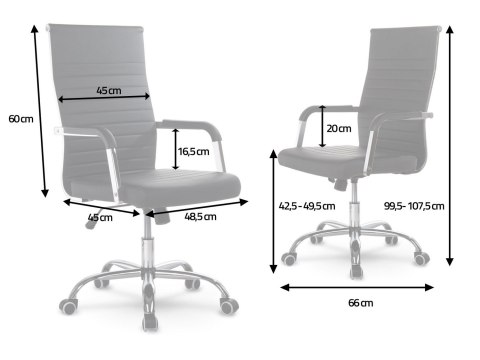 Fotel biurowy nowoczesny design Sofotel Boston brązowy Fotel biurowy nowoczesny design Sofotel Boston brązowy