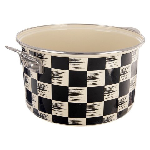 Garnek emaliowany indukcja na indukcję gaz SZACHOWNICA duży 26 cm 6.5L ORION 113338