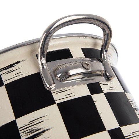 Garnek emaliowany indukcja na indukcję gaz SZACHOWNICA duży 26 cm 6.5L ORION 113338