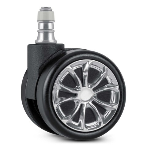 Kółka gumowane do foteli czarne Sofotel 5 szt Kółka gumowane do foteli czarne Sofotel 5 szt