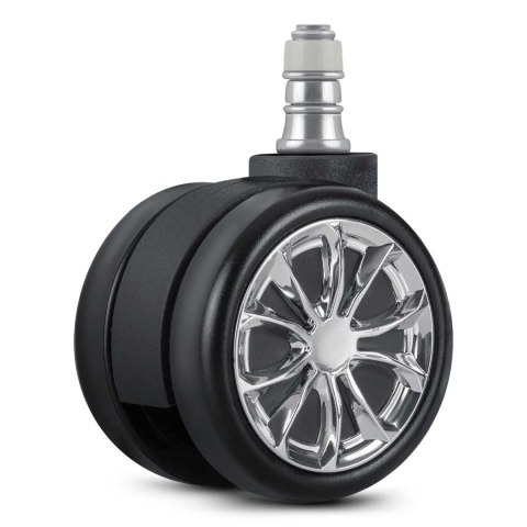 Kółka gumowane do foteli czarne Sofotel 5 szt Kółka gumowane do foteli czarne Sofotel 5 szt