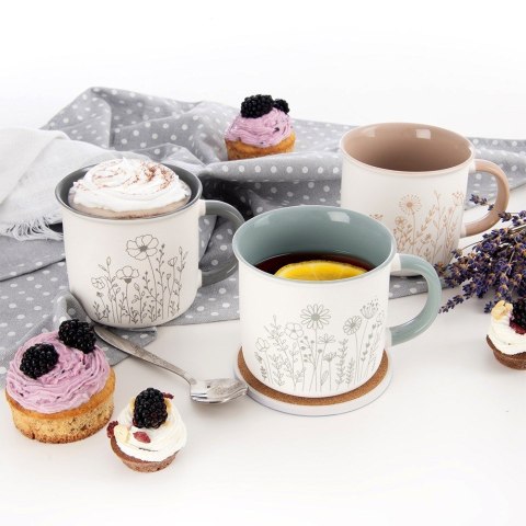 Kubek porcelanowy do kawy herbaty 400 ml ORION 112443