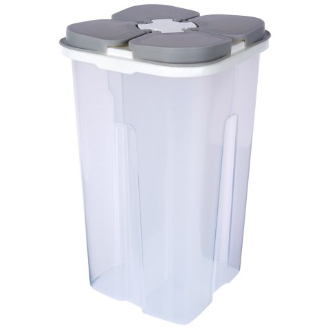 Pojemnik na produkty sypkie płatki mąkę kawę z dozownikiem dzielony 2.4L EXCELLENT HOUSEWARE 259387