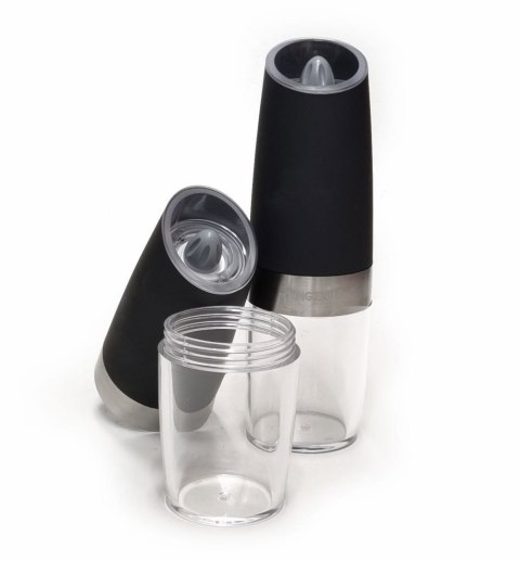 ZESTAW 2 ELEKTRYCZNYCH MŁYNKÓW GRAWITACYJNYCH DO SOLI I PIEPRZU BRUNBESTE BB-2802 ZESTAW 2 ELEKTRYCZNYCH MŁYNKÓW GRAWITACYJNYCH DO SOLI I PIEPRZU BRUNBESTE BB-2802