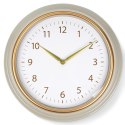 Zegar ścienny na ścianę biały złoty 50cm VILDE 568074