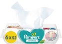 PAMPERS Chusteczki Nawilżane Sensitive 6 x 52 szt. Pampers