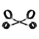 Bedroom Fantasies - Bondage Cross
Wrist and Leg Cuffs Black