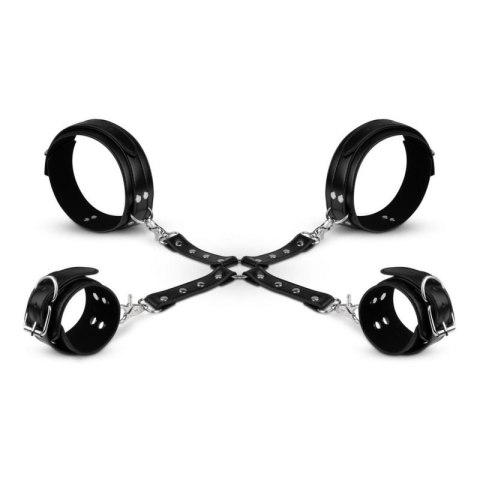 Bedroom Fantasies - Bondage Cross
Wrist and Leg Cuffs Black
