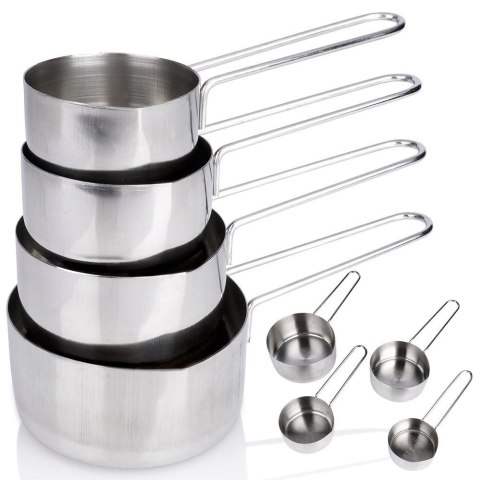 Miarki kuchenne stalowe zestaw miarek kuchennych 4-ele EXCELLENT HOUSEWARE 120511
