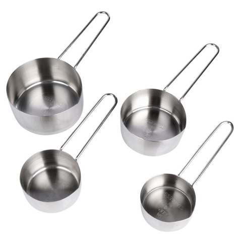 Miarki kuchenne stalowe zestaw miarek kuchennych 4-ele EXCELLENT HOUSEWARE 120511