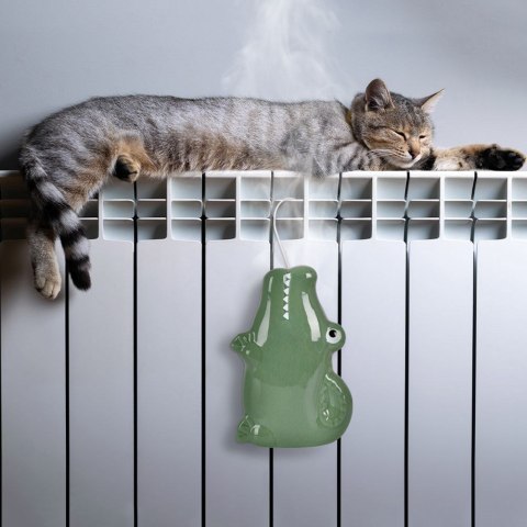 Nawilżacz powietrza na kaloryfer grzejnik ewaporacyjny ceramiczny krokodyl dla dzieci 160 ml VILDE 830807-C