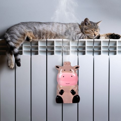 Nawilżacz powietrza na kaloryfer grzejnik ewaporacyjny ceramiczny krówka dla dzieci 170 ml VILDE 830807-G