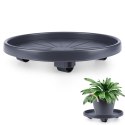 Podstawka stojak pod doniczkę donicę okrągła na kółkach podkładka 35 cm PROGARDEN 339485
