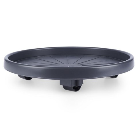 Podstawka stojak pod doniczkę donicę okrągła na kółkach podkładka 35 cm PROGARDEN 339485