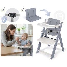 Drewniane krzesełko do karmienia Nukido Nelo