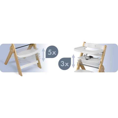 Drewniane krzesełko do karmienia Nukido Timo