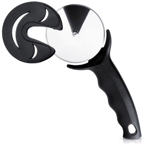 Nóż do krojenia pizzy stalowy okrągły 20cm radełko z osłonką EXCELLENT HOUSEWARE 259656