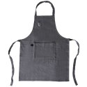 Fartuch kuchenny bawełniany wiązany ciemnoszary ORION 960869