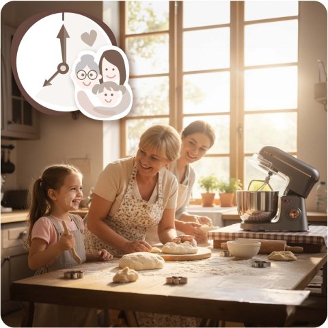 Robot kuchenny planetarny mikser 3w1 6l Berdsen 1400 W BD-756