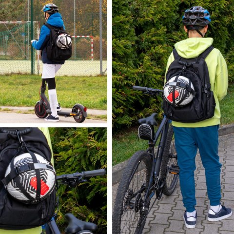 Uchwyt na piłkę Sprintigo - czarny - lepszy niż siatka na piłkę