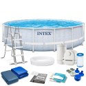 Basen ogrodowy stelażowy 488 x 122 cm 12w1 Intex 26746