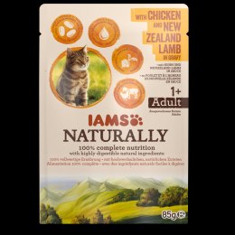 IAMS Naturally Z Kurczakiem I Jagnięciną Nowozelandzką W Sosie 85g