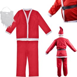 Strój Kostium Świętego Mikołaja Broda Czapka PAKO 26074 PAKO