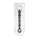 Beaded Snake Silicone Anal Probe with Loop - Black