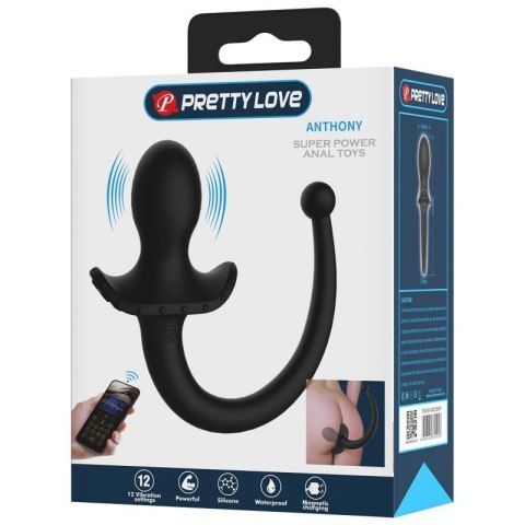 Pretty Love Anthony Smart App Vibrating Anal Plug