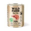 Wild Farm Pate Pork 800g - Mokra Karma z Wieprzowiną dla Psów