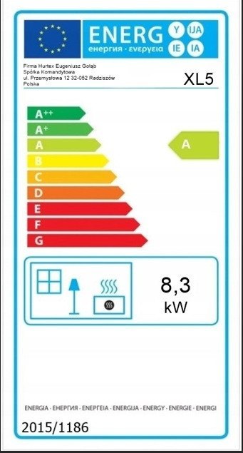 PIEC ŻELIWNY PIECYK KOZA KOMINEK ATENA 9KW CZARNY - DOSTAWA GRATIS