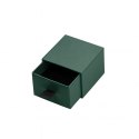 PUDEŁKO OZDOBNE NA BIŻUTERIĘ, kolczyki, pierścionek 3,5 x 5,3 x 5,3 cm PDOZ11ZIE