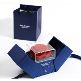 Pudełeczko Walentynkowe na biżuterię mydlana Wieczna Róża PDOZ17GRAN