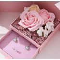Pudełeczko na biżuterię mydlana Wieczna Róża PDOZ20