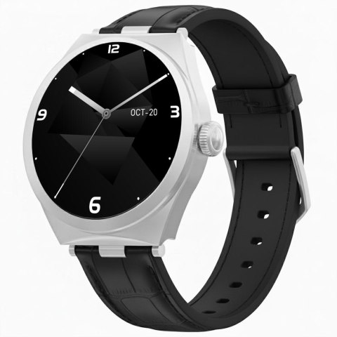 Smartwatch Gravity Srebrno Czarny GT25-8