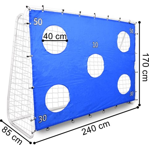 BRAMKA PIŁKARSKA DUŻ A OLSEN Z MATĄ TRENINGOWĄ