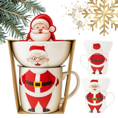 KUBEK ŚWIĄTECZNY 350 ml - zestaw z miseczką 400 ml KB35WZ1