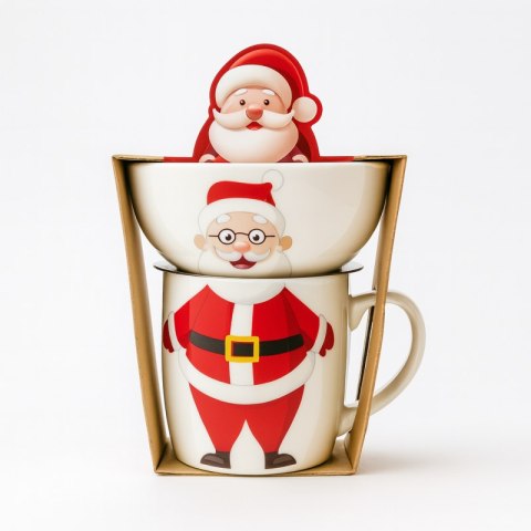 KUBEK ŚWIĄTECZNY 350 ml - zestaw z miseczką 400 ml KB35WZ1