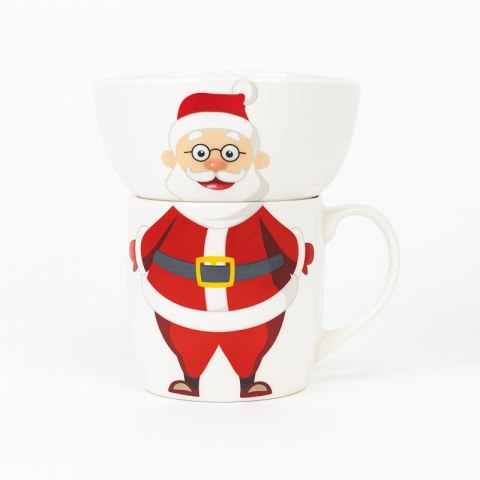 KUBEK ŚWIĄTECZNY 350 ml - zestaw z miseczką 400 ml KB35WZ1