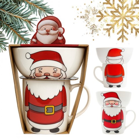 KUBEK ŚWIĄTECZNY 350 ml - zestaw z miseczką 400 ml KB35WZ2