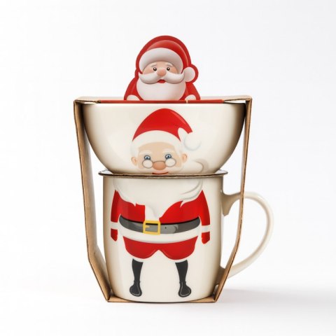 KUBEK ŚWIĄTECZNY 350 ml - zestaw z miseczką 400 ml KB35WZ3