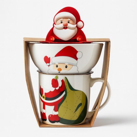 KUBEK ŚWIĄTECZNY 350 ml - zestaw z miseczką 400 ml KB35WZ4