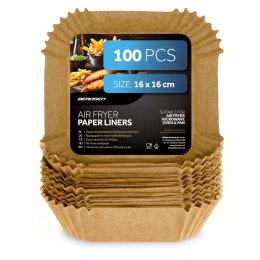 Papier do pieczenia wkładki do frytkownicy 16 cm Berdsen - 100 szt